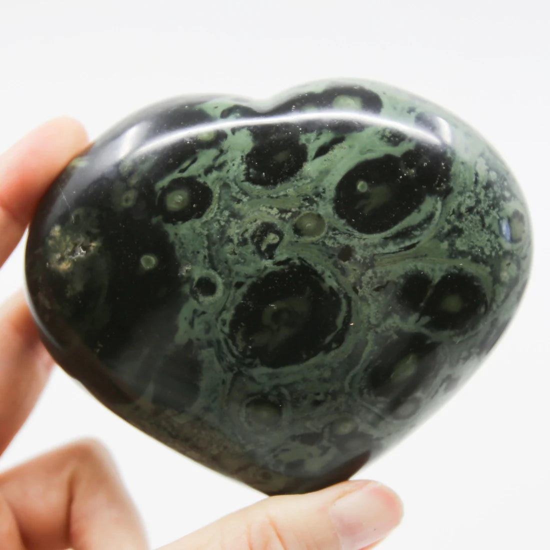 Kambaba jasper heart