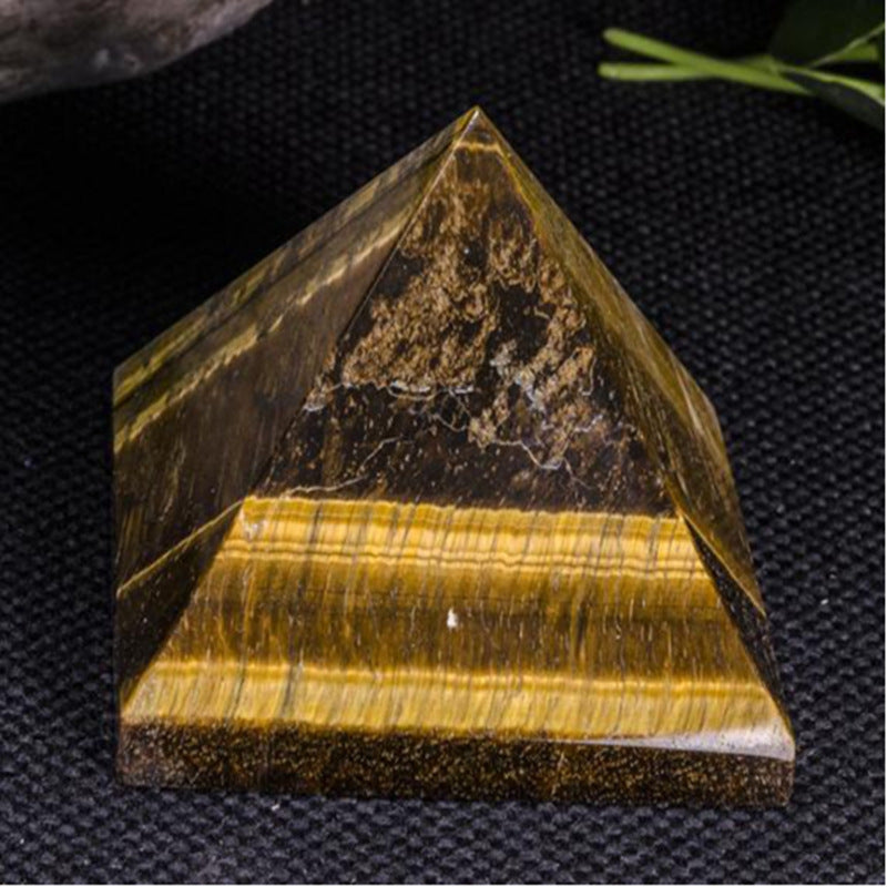 Natural Tiger eye Pyramid