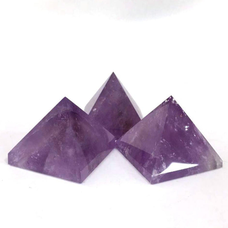 Natural Amethyst Pyramid