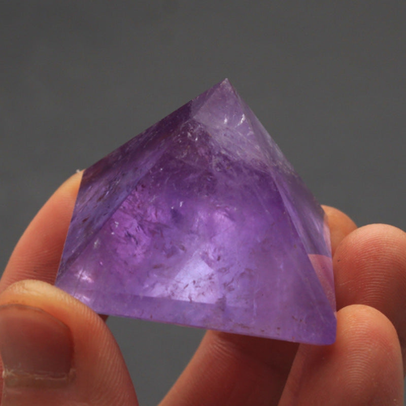 Natural Amethyst Pyramid