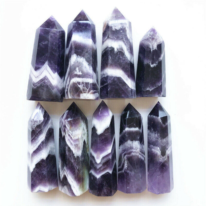 Natural Dream Amethyst Crystal Column