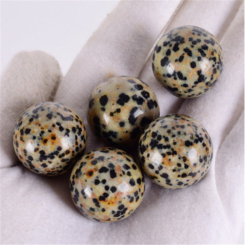 Natural Dalmatian Jasper Sphere