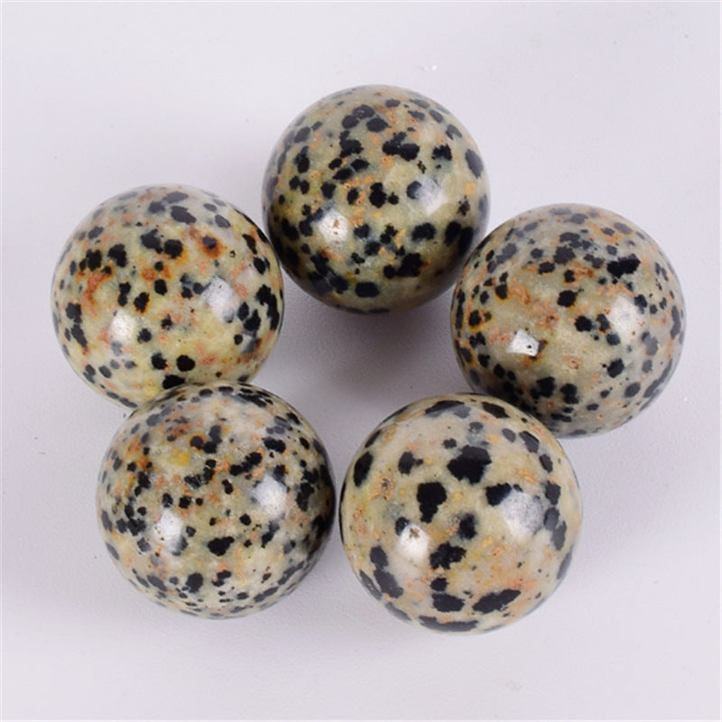 Natural Dalmatian Jasper Sphere