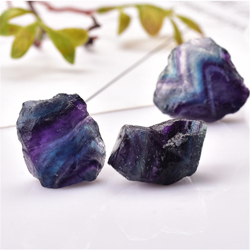 Natural  fluorite crystal chips