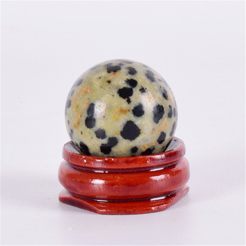 Natural Dalmatian Jasper Sphere