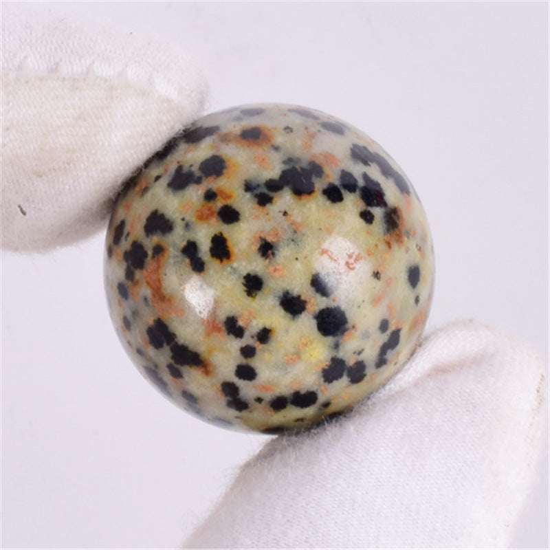 Natural Dalmatian Jasper Sphere