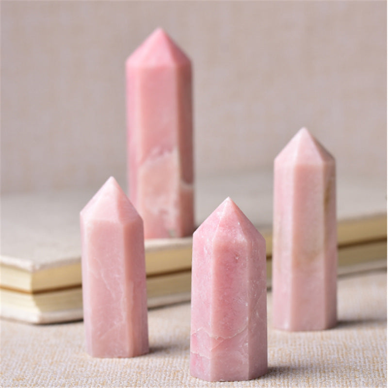 Natural Pink Opal Tower