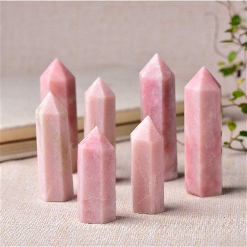 Natural Pink Opal Tower