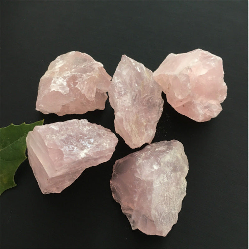 Natural rose quartz  stone chips