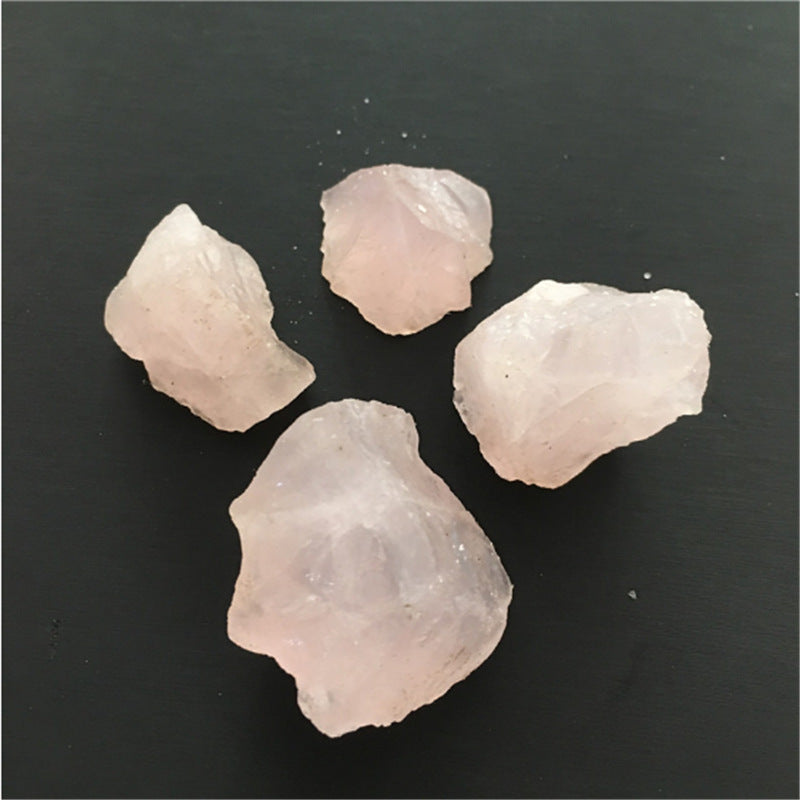 Natural rose quartz  stone chips