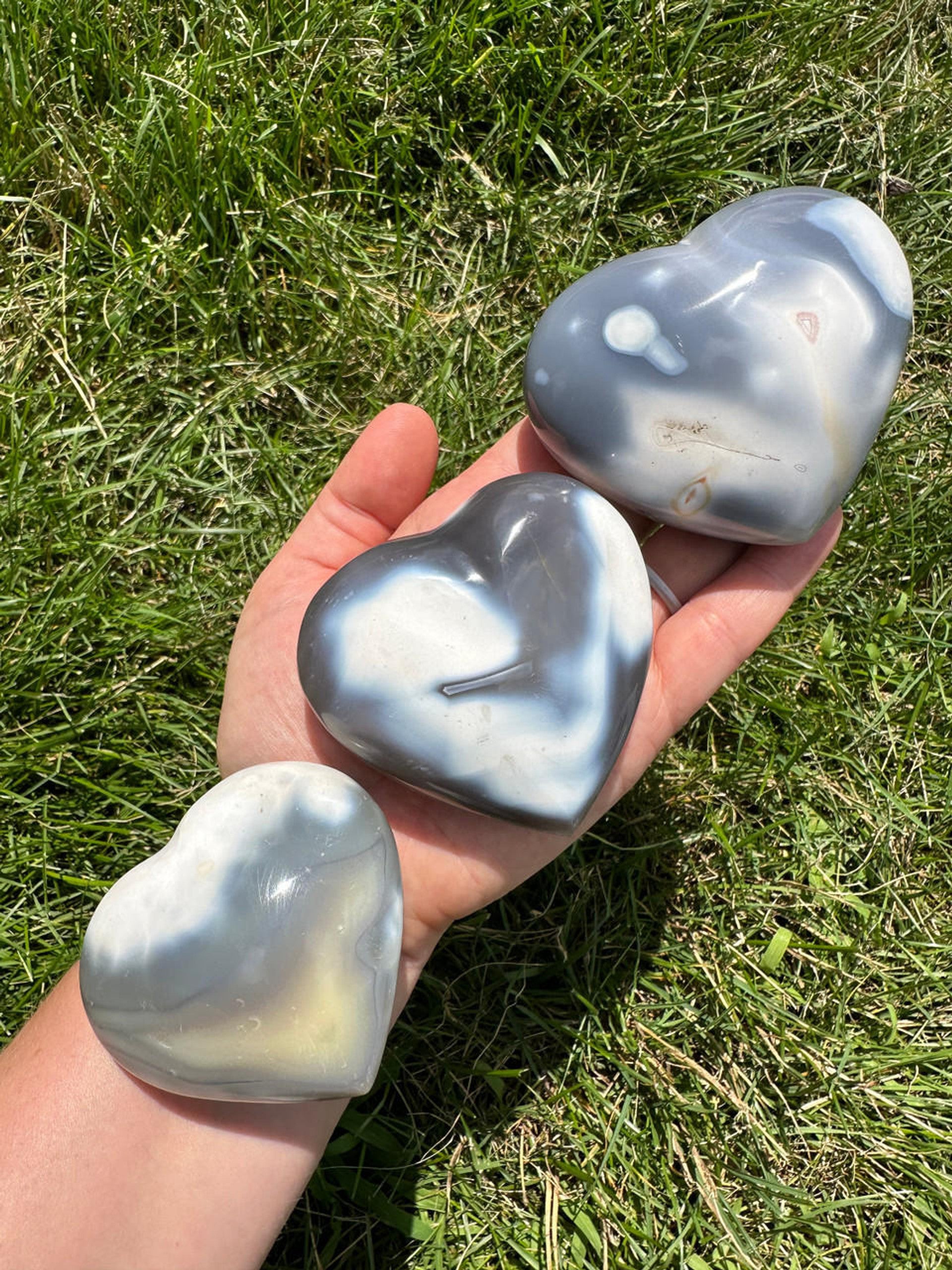 orca agate heart