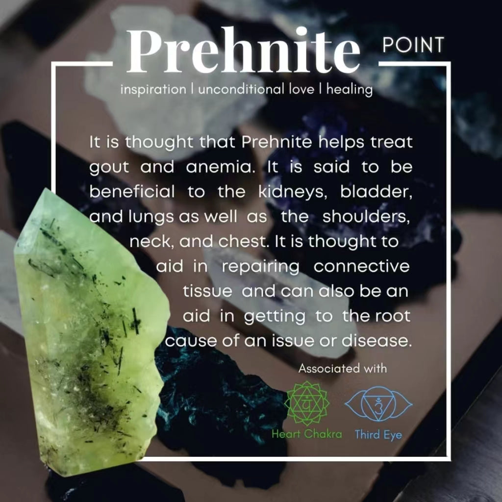 Prehnite Freeform Point