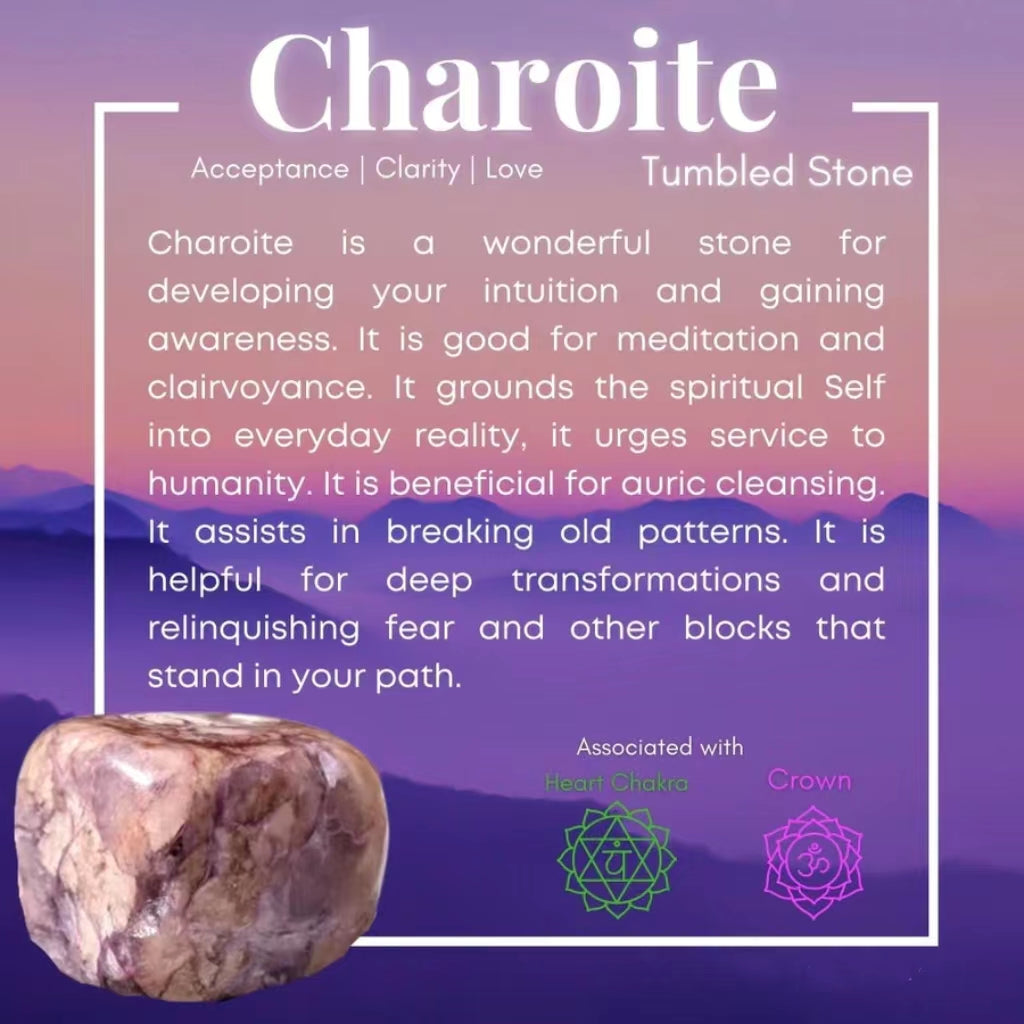 Charoite Tumbled Stone