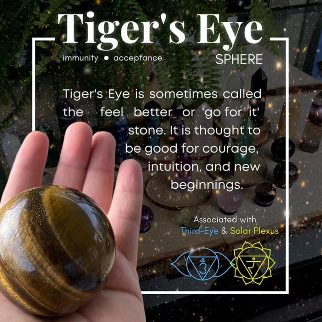 Tiger's Eye Mini-Sphere