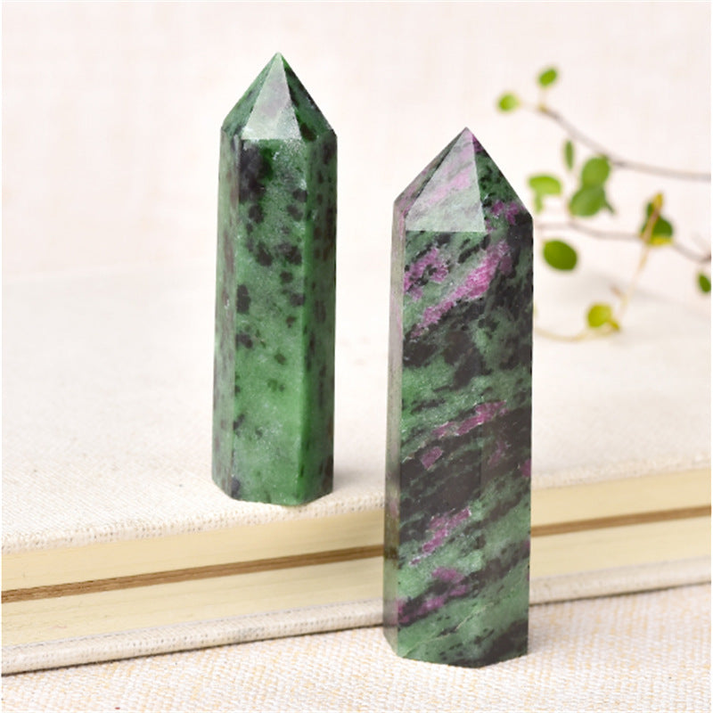 Natural Crystal Ruby in zoisite