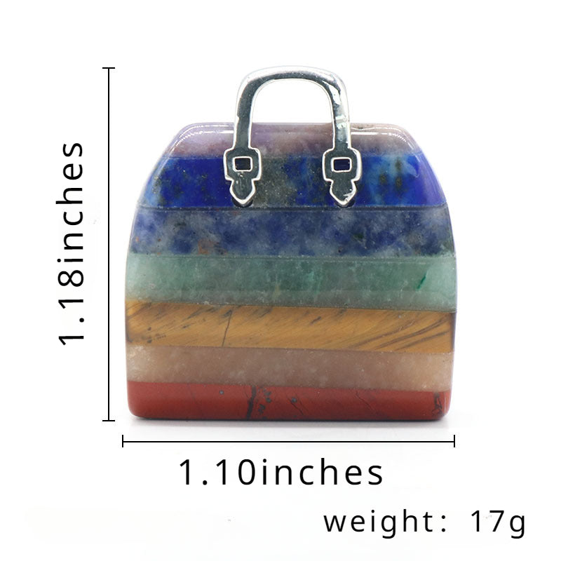 natural crystal cute bag