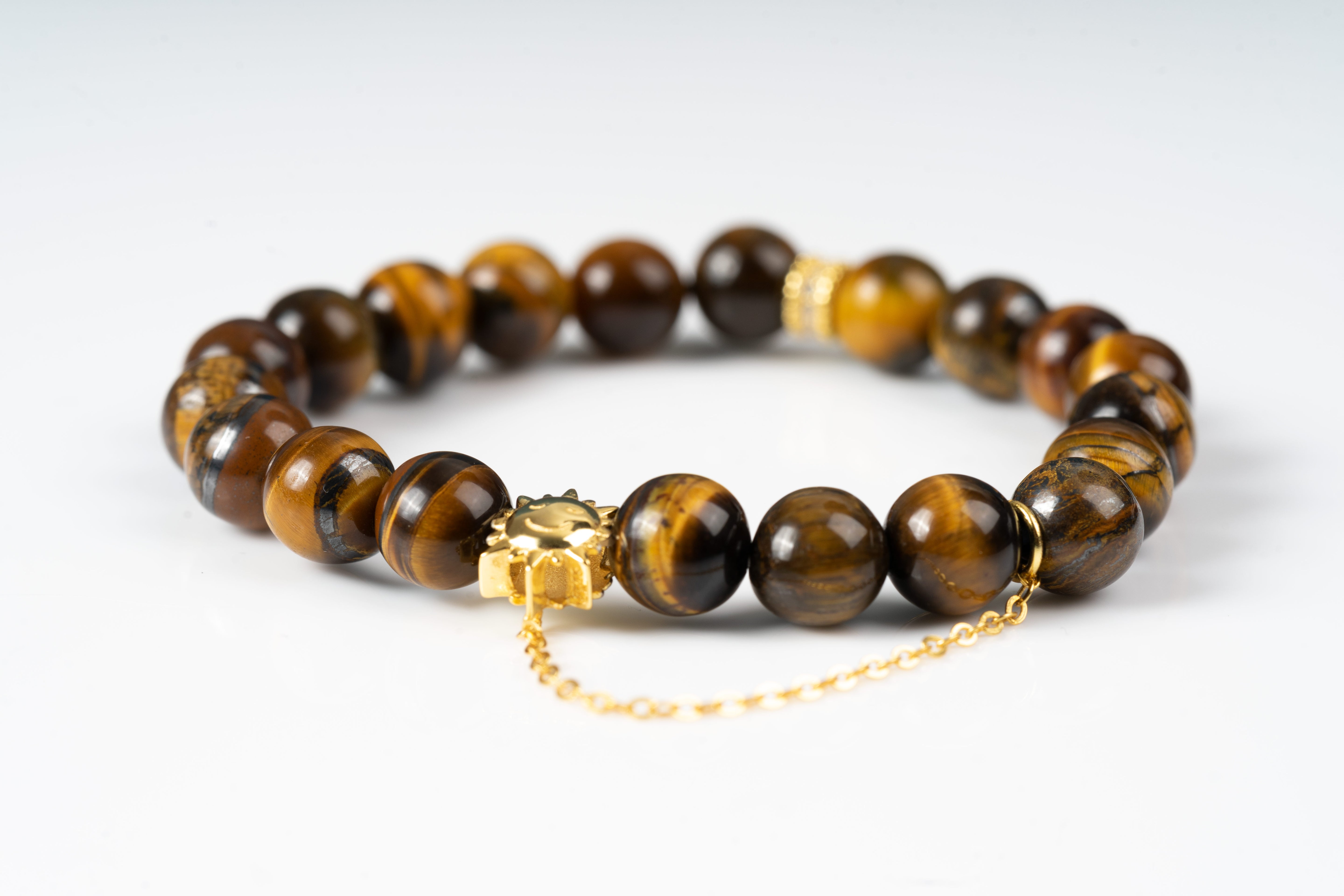 Tiger eye Sterling silver bracelet