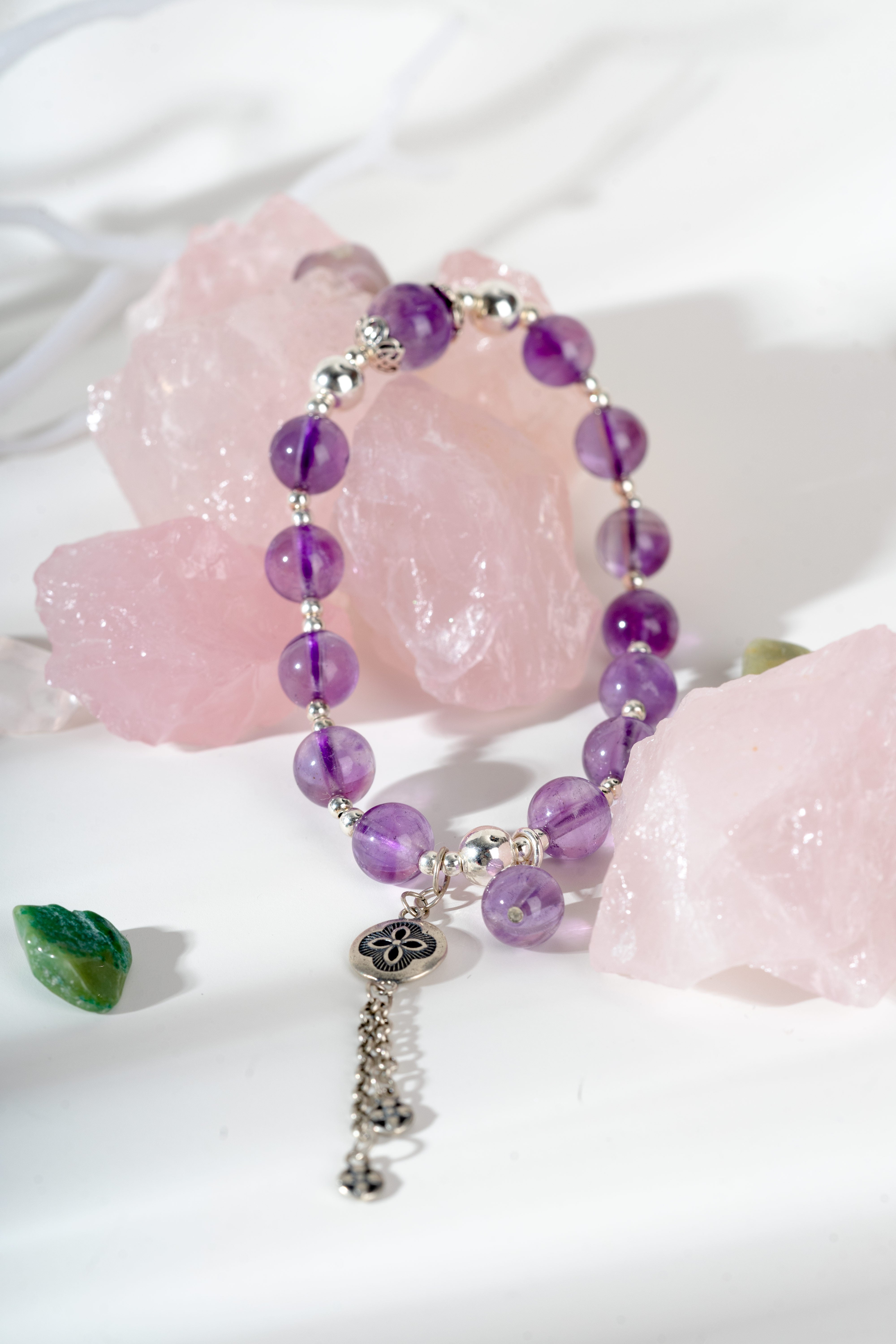 Amethyst Sterling silver bracelet