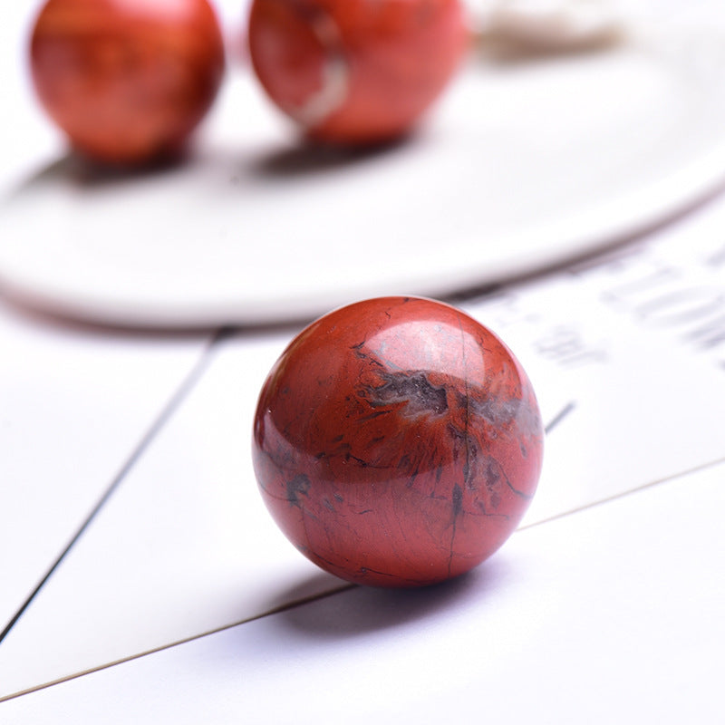 Natural Red Jasper sphere