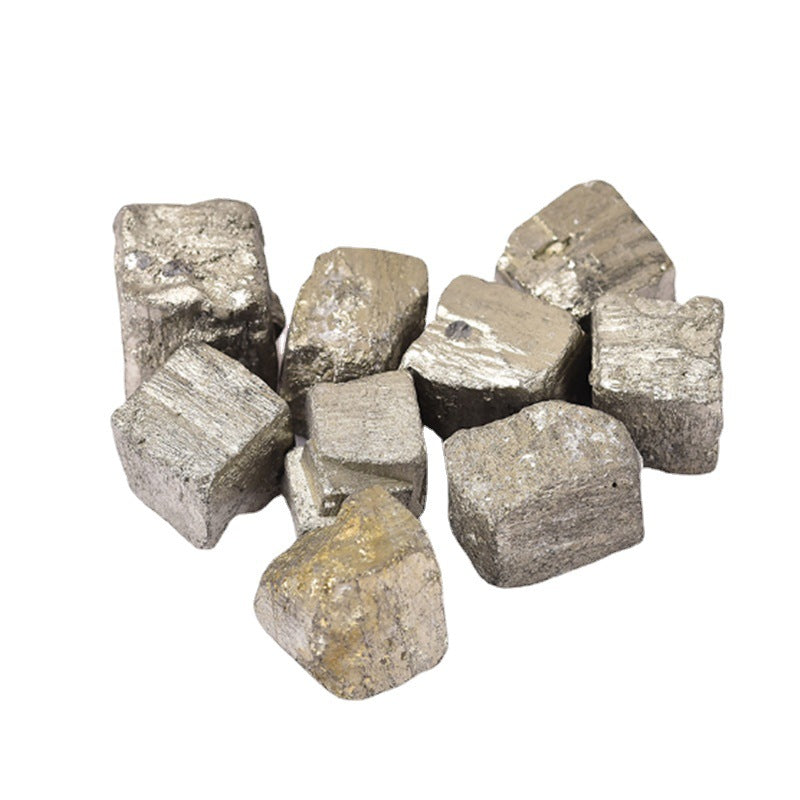 Natural Pyrite cubes bag