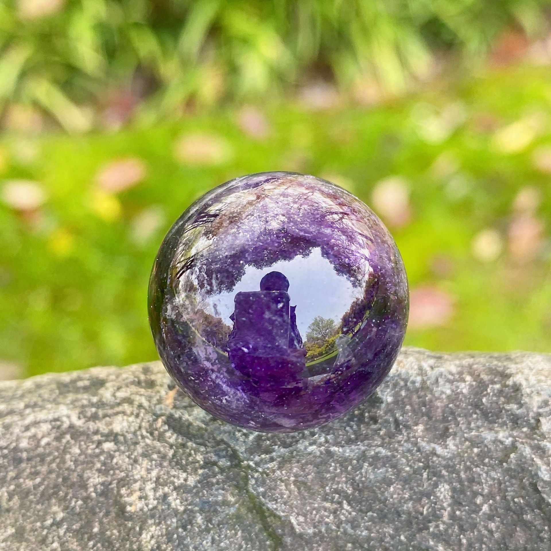 Seven color crystal ball/sphere