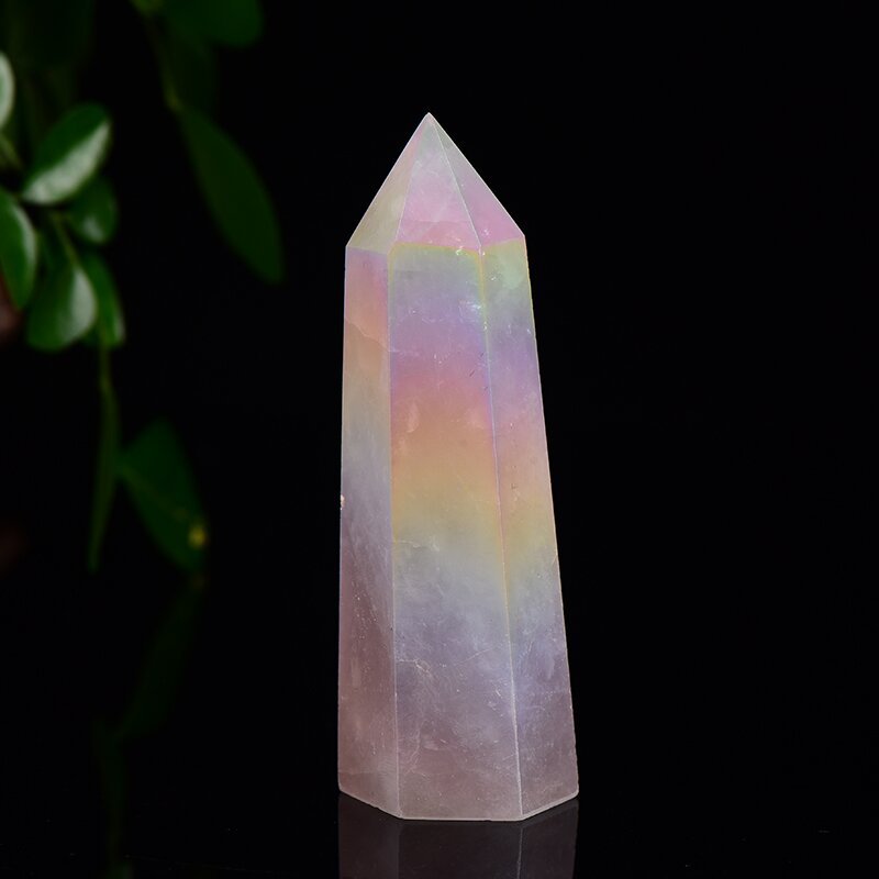 Aura Rose Quartz Tower