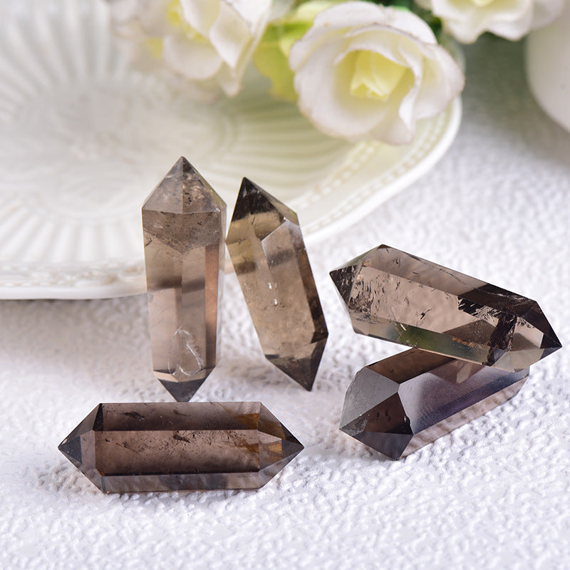 Natural Smoky Quartz Double Point