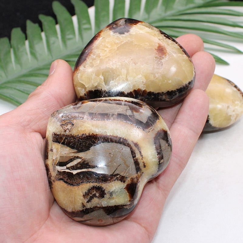 septarian stone heart