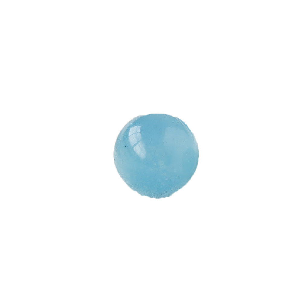 Natural crystal aquamarine mini sphere