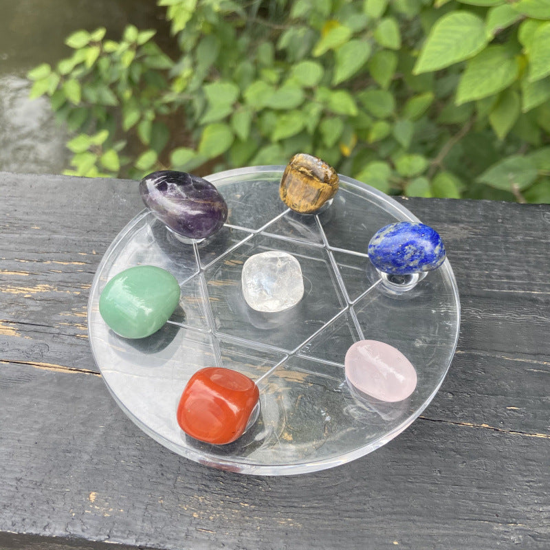 seven chakra  crystal balance system