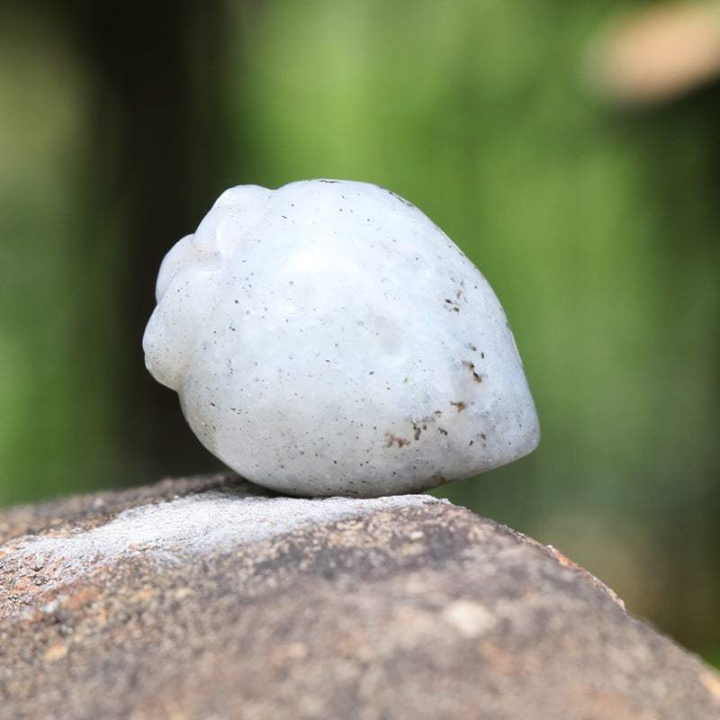 Strawberry carving natural stone