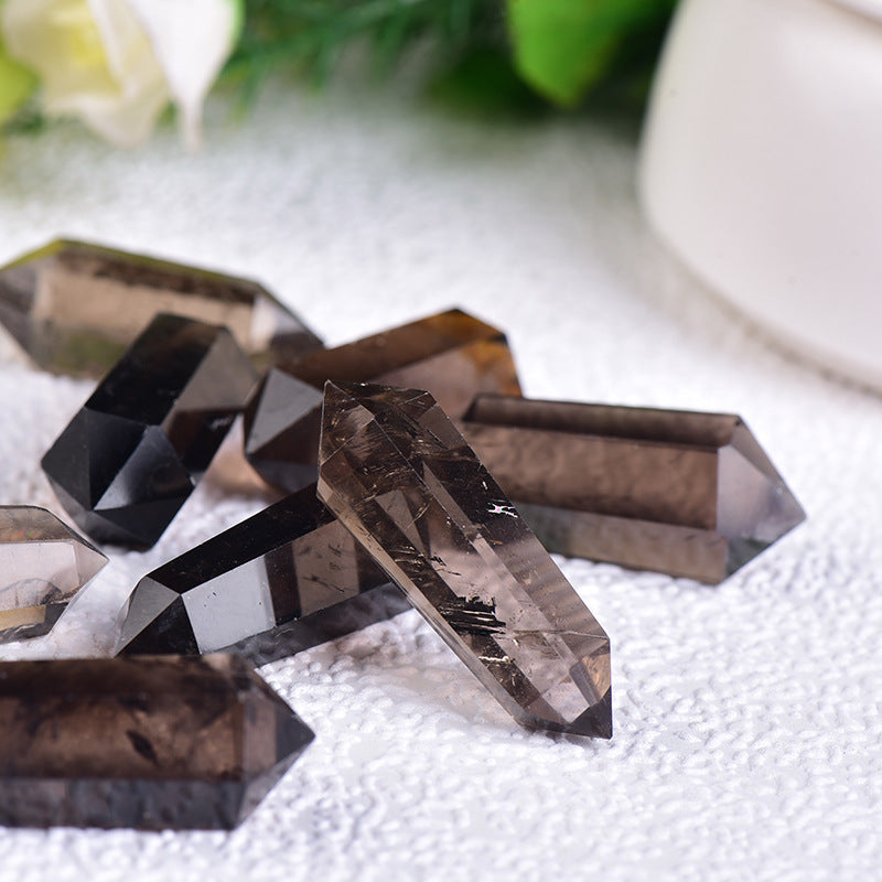 Natural Smoky Quartz Double Point