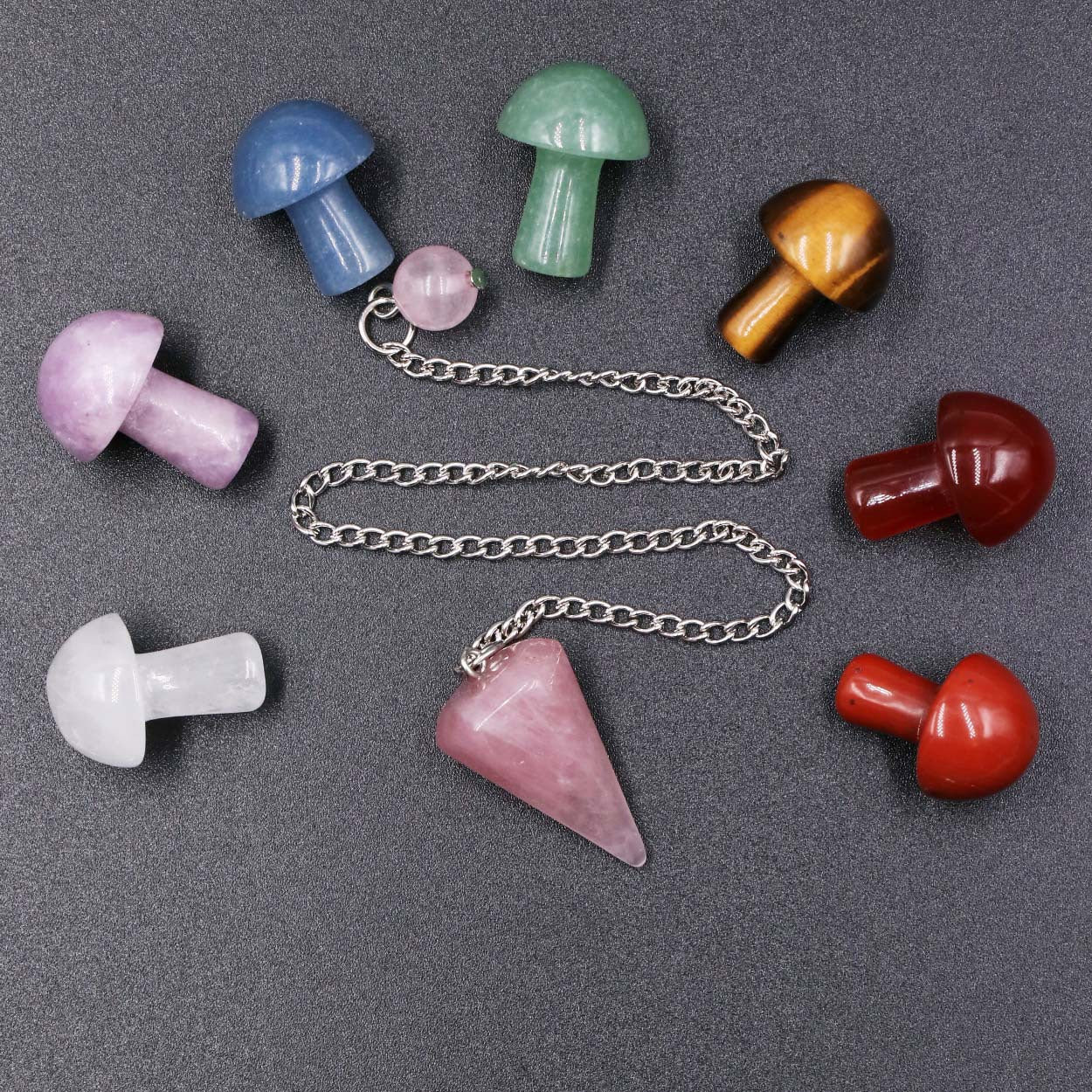 Mushroom Pendant Set