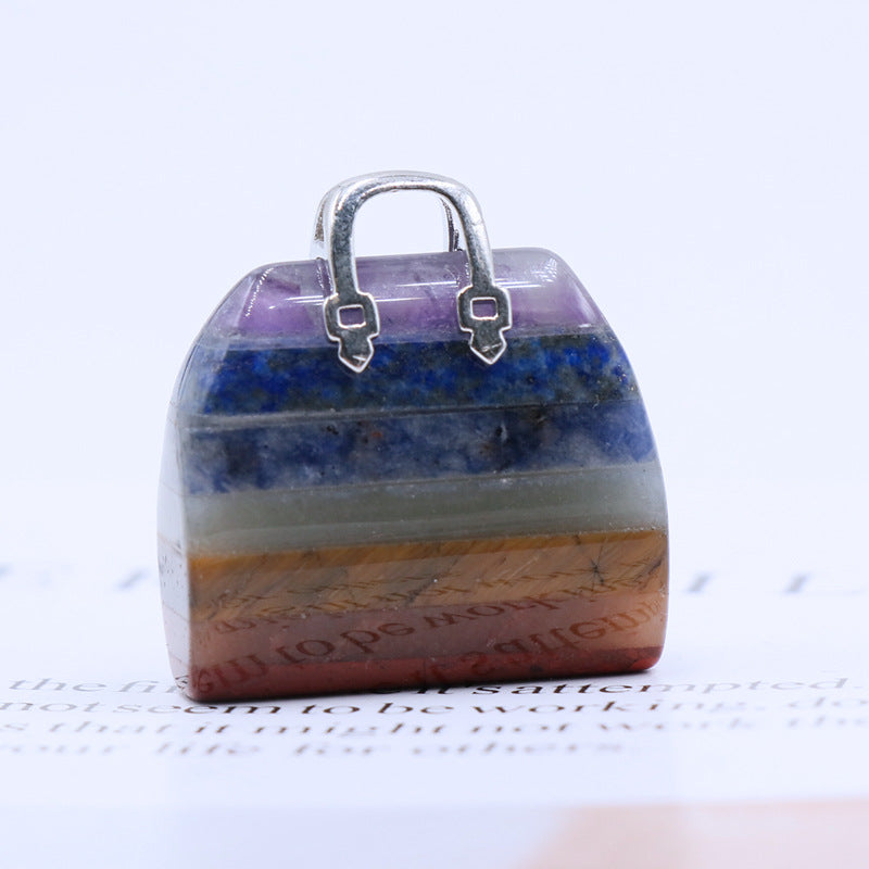 natural crystal cute bag