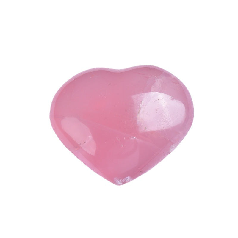 Natural Rose Quartz Heart