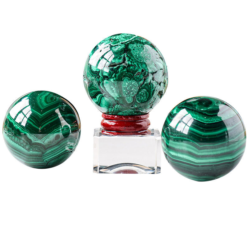 malachite ball/sphere