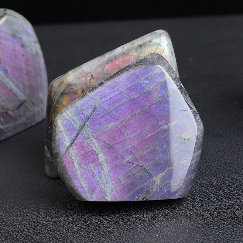 Natural Purple  Labradorite freeform Ornaments