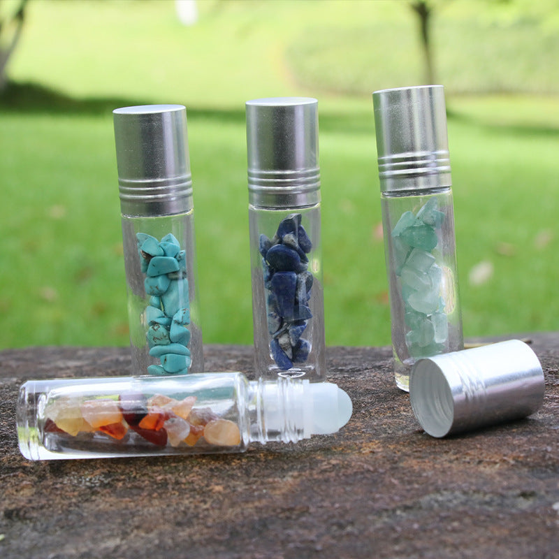 Seven Chakra Crystal Energy Bottle