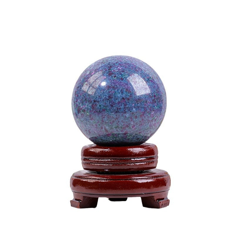 Natural  ruby in fuchsite crystal ball/Sphere