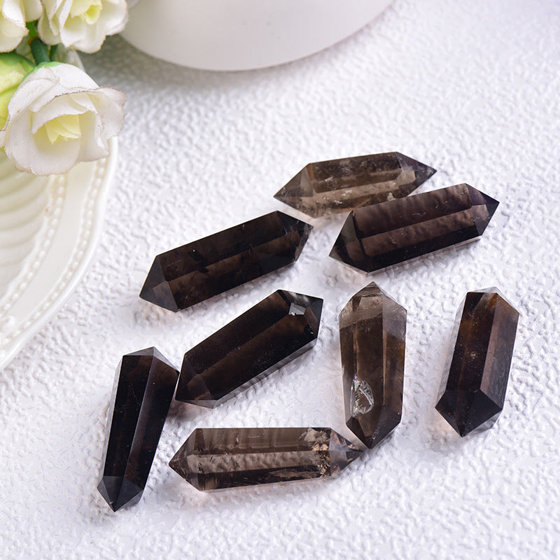 Natural Smoky Quartz Double Point