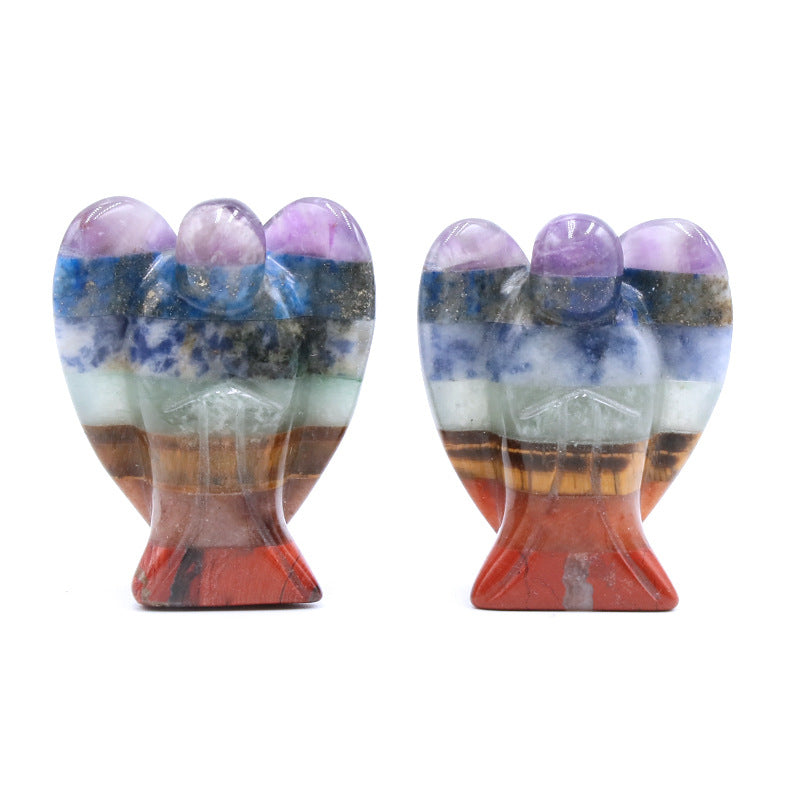 seven chakra stones angel