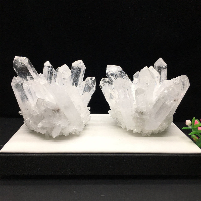 Natural Clear Quartz Cluster Specimen