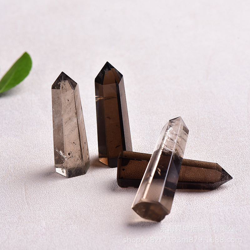 Natural Smoky Quartz Tower