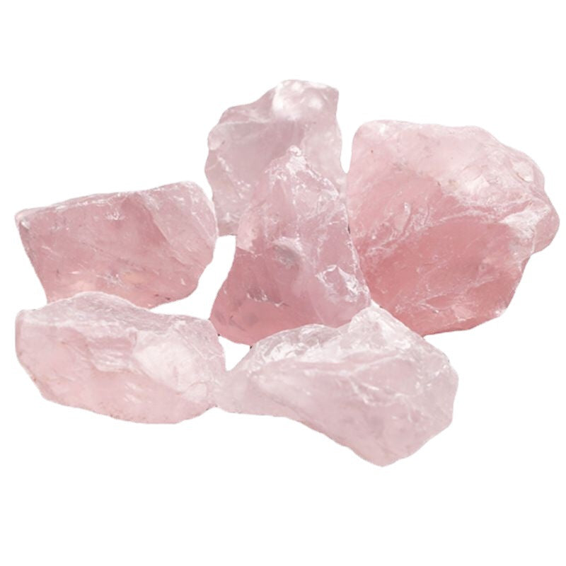 Natural rose quartz  stone chips