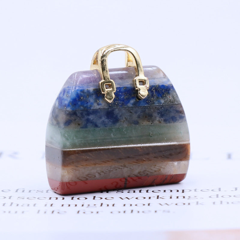 natural crystal cute bag