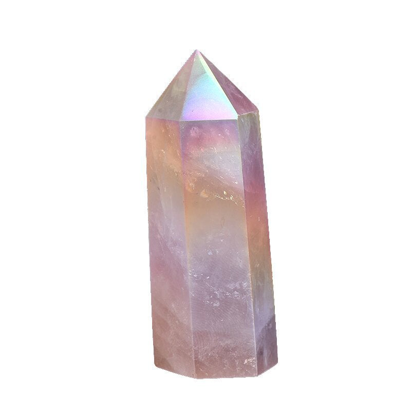 Aura Rose Quartz Tower