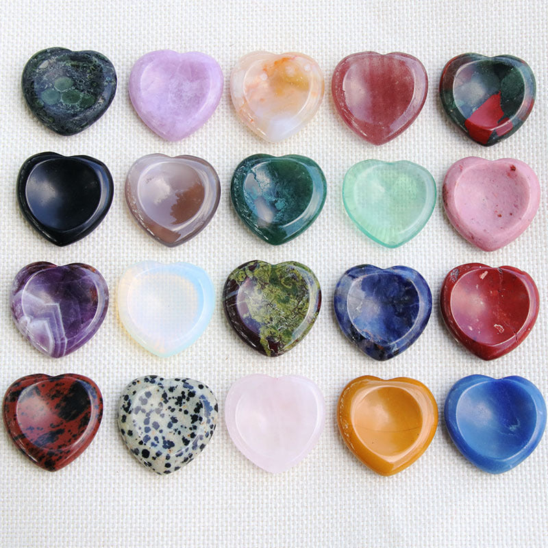 worry stone heart 1 inch