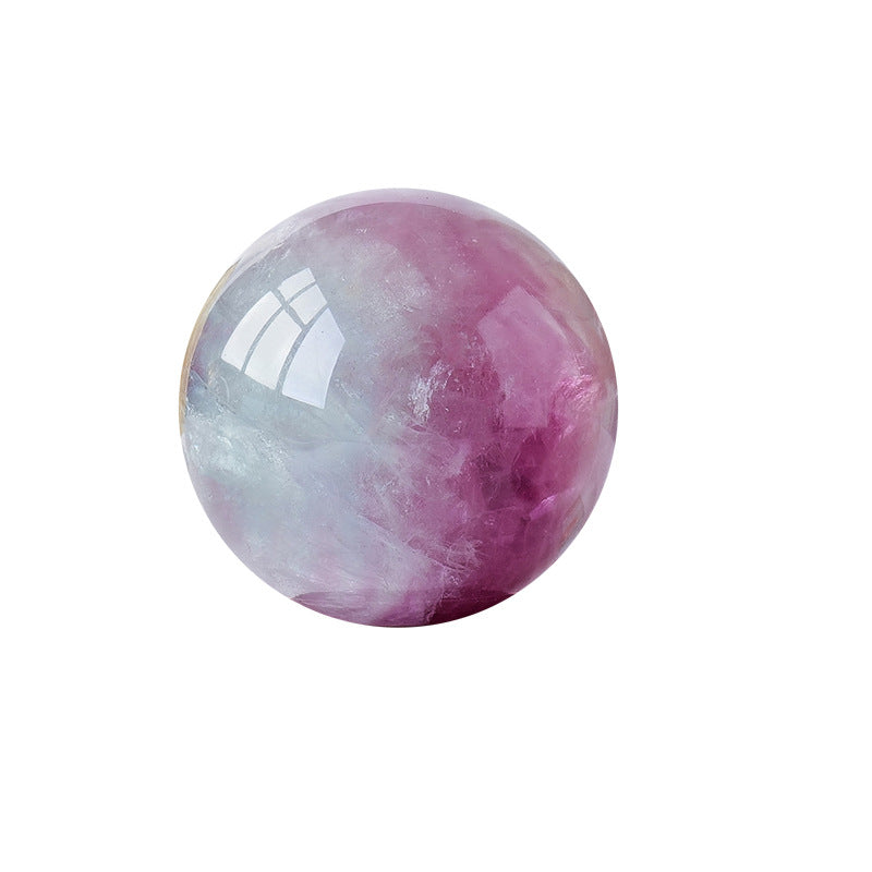 Natural Colorful Watermelon Fluorite Crystal Ball/sphere