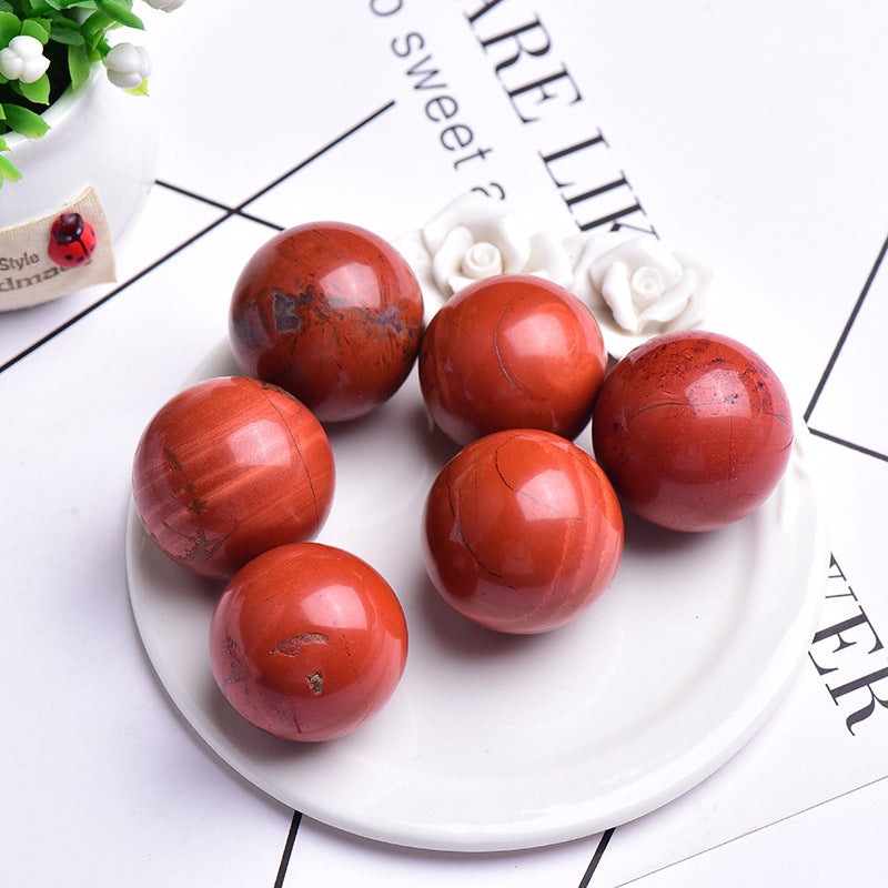 Natural Red Jasper sphere