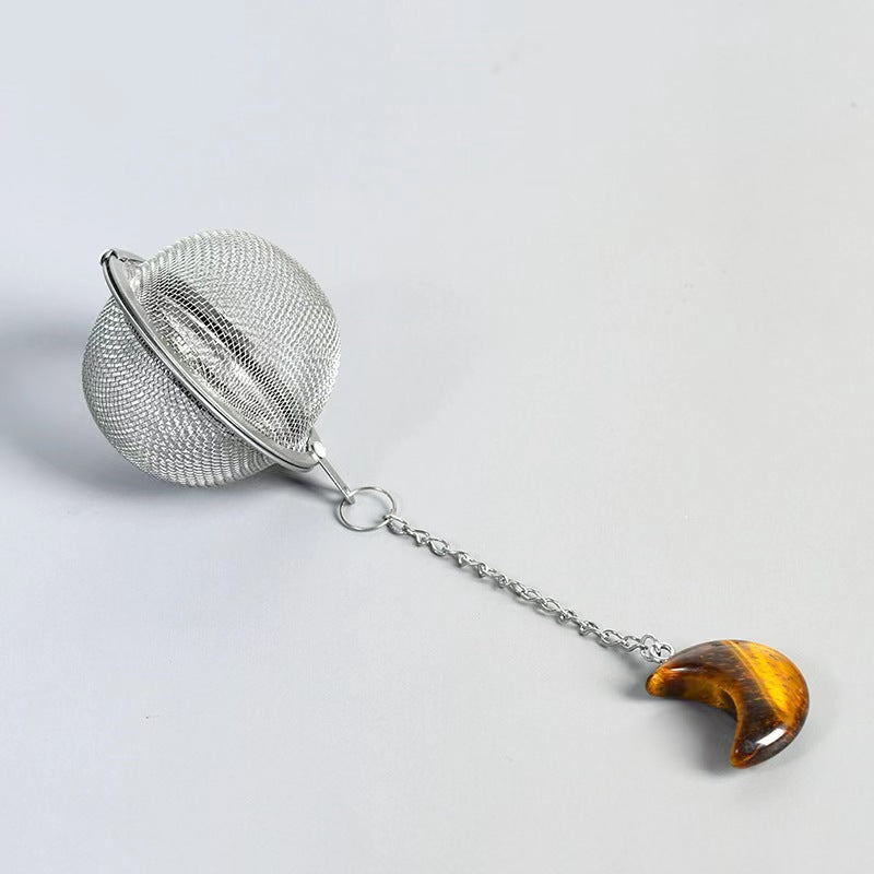 Crystal tea strainer